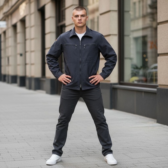 Vintage 1970s-80s West German Navy Uniform Work Jacket, Men's XS-L - Picture 1 of 5